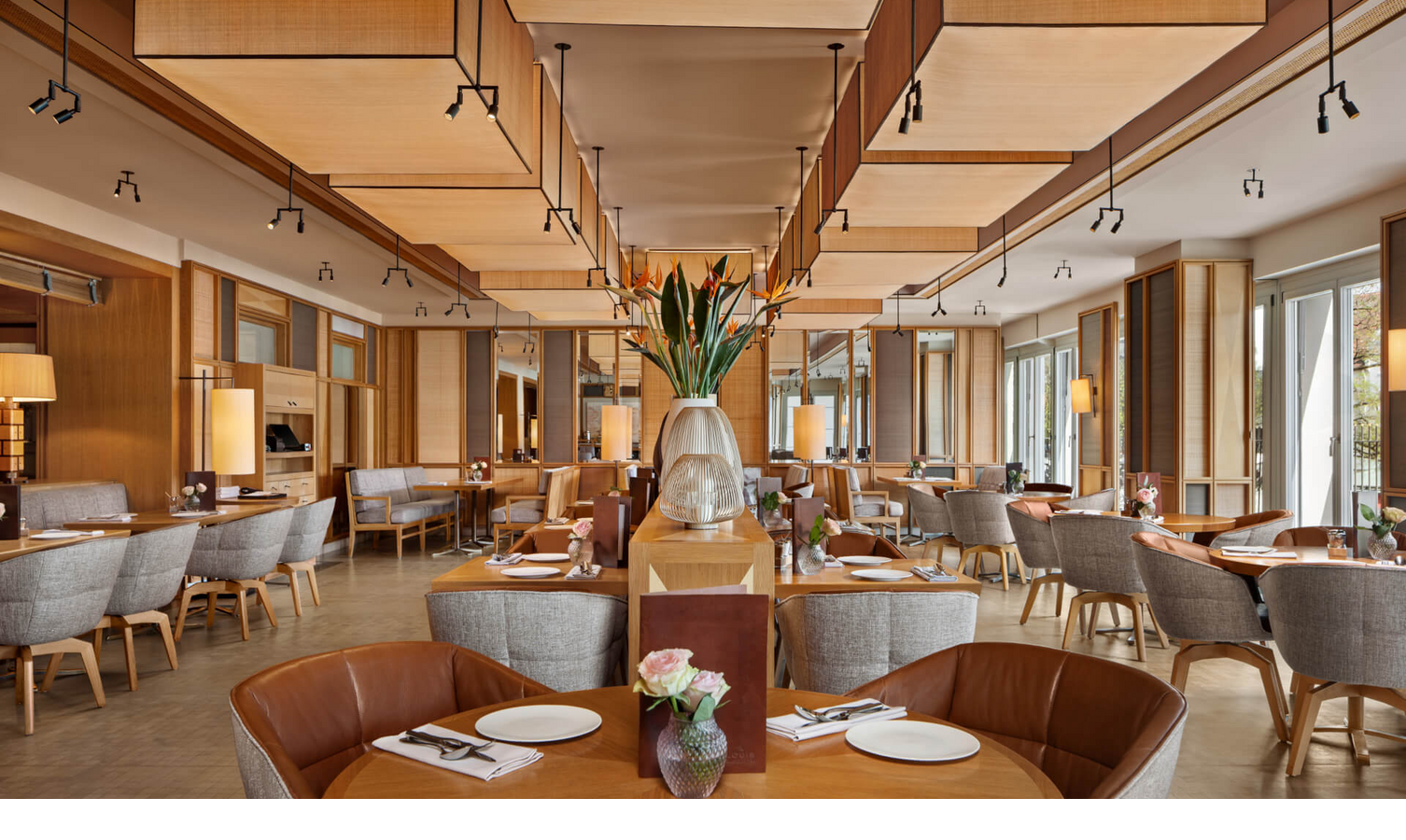 Frühstücksraum im LOUIS Hotel München